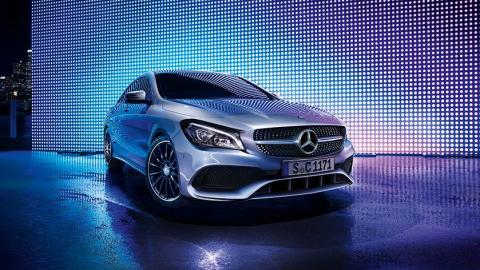 شكل التصميم الخارجي Mercedes Benz CLA شكل التصميم الخارجي للسي إل أي